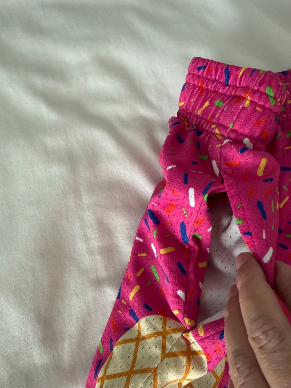 Baseball Lifestyle 101 Youth Ice Cream Shorts 5 In Pink Youth XL - Picture 6 of 12